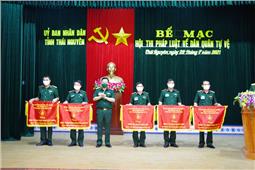 Tỉnh Thái Nguyên: Bế mạc Hội thi pháp luật về dân quân tự vệ